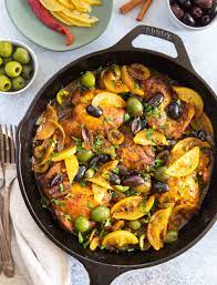 Moroccan Chicken Tagine, Lemon, Artichokes & Chickpeas